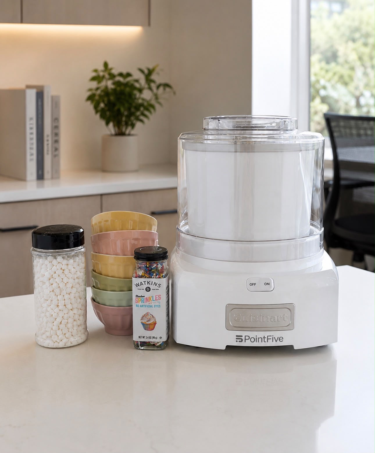 PointFive ice cream maker branded swag