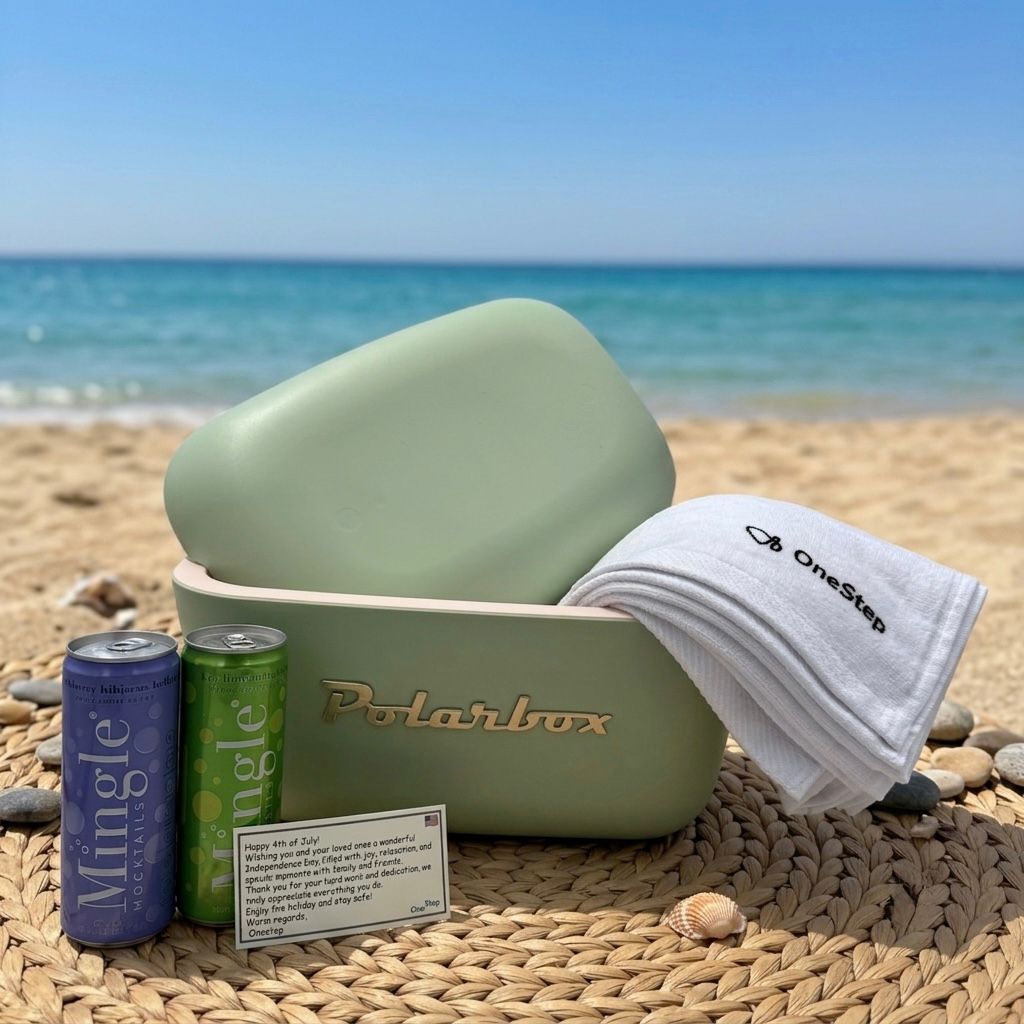 OneStep Beach day set branded swag